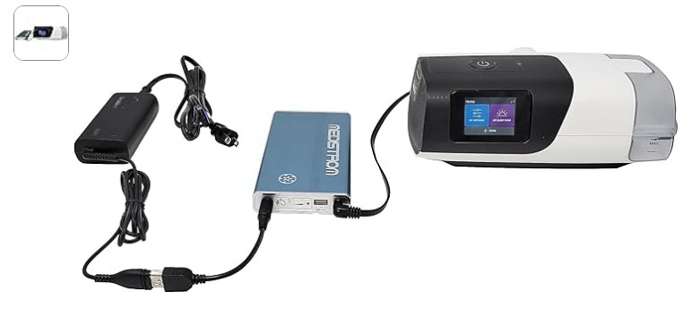 Autocpap AirSense 11 Adaptador para bateria de viagem Medistrom - Image 3